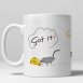 【馬克杯+杯墊組合】Got it