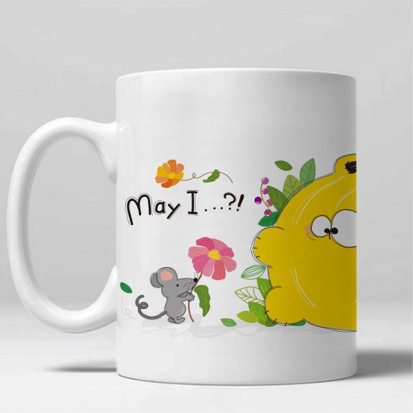 【馬克杯+杯墊組合】MAY I