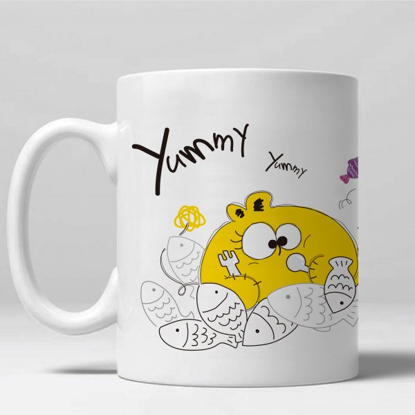 【馬克杯+杯墊組合】YUMMY